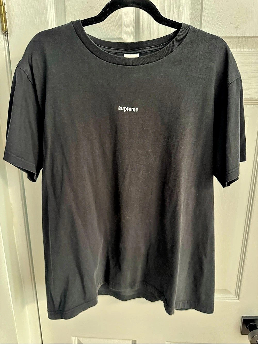 Supreme - x The World Tee Short Sleeve Black size  a medium
